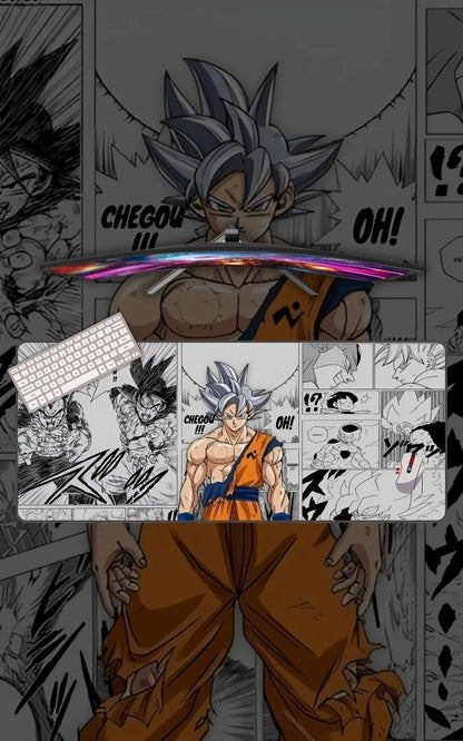 Goku Ultra Instinct | Anime Mousepads | Custom Mousepads | Large Desk Mat/Mousepads | In Pakistan