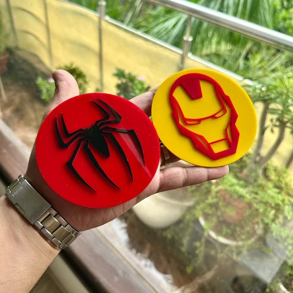 Marvel Icon Acrylic Signs (Set of 6)