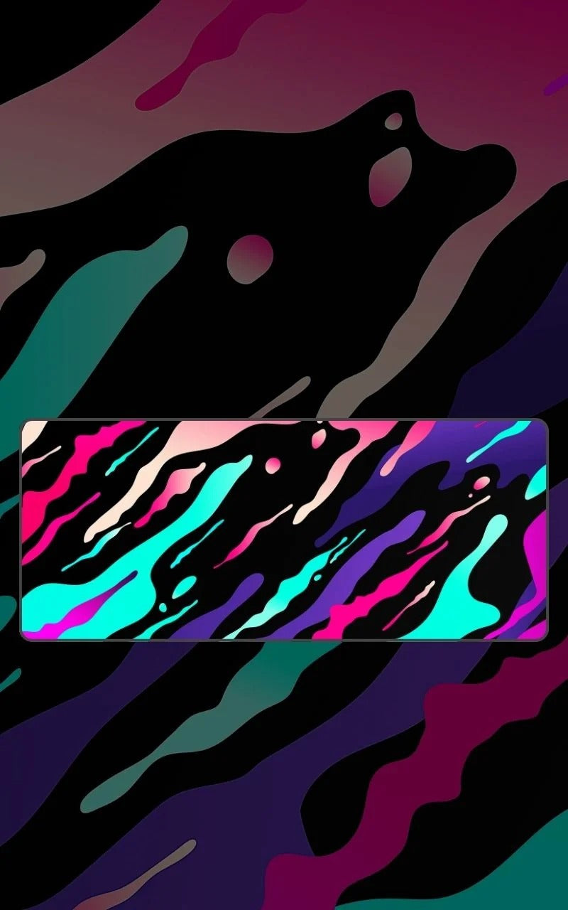 liquid flow abstract deskmat