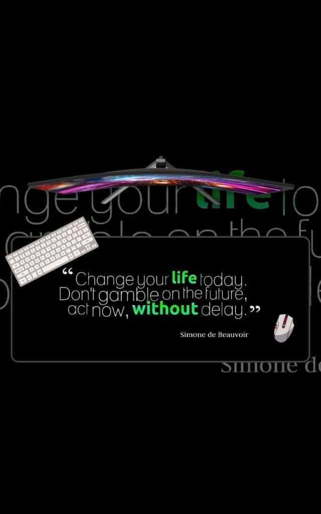 Change Your Life Today| Custom Mousepads | Large Desk Mat/Mousepads | In Pakistan