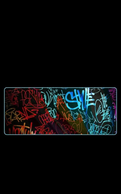 Graffiti Typos desk mat