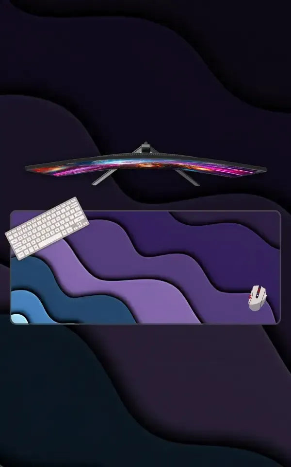 Cosmo Wave | Abstract Art Mousepads | Custom Mousepads | Large Desk Mat/Mousepads | In Pakistan