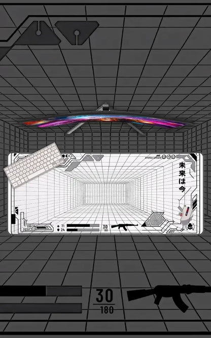 Hystar Cyberpunk Hud Blueprint | Gaming Mousepads | Custom Mousepads | Large Desk Mat/Mousepads | In Pakistan