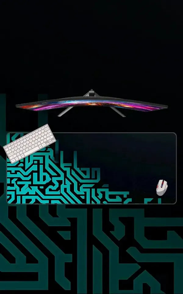 Neo Grid | Abstract Art Mousepads | Custom Mousepads | Large Desk Mat/Mousepads | In Pakistan