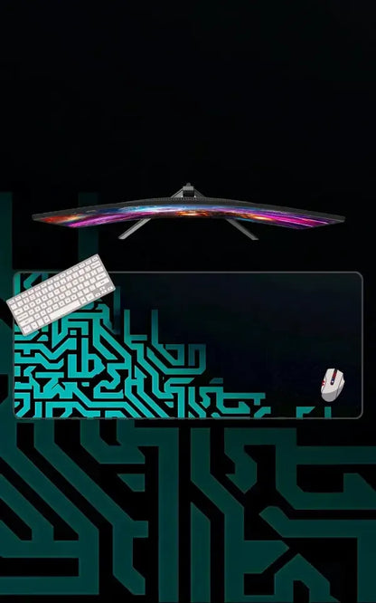 Neo Grid | Abstract Art Mousepads | Custom Mousepads | Large Desk Mat/Mousepads | In Pakistan