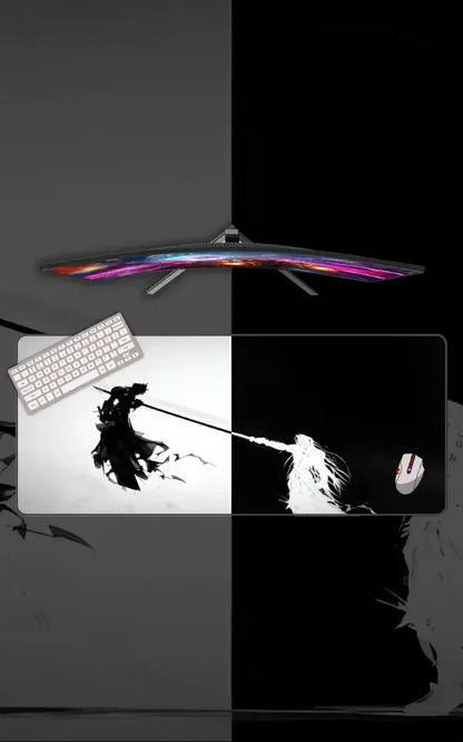 Sephiroth Vs Cloud | Art & Painting Mousepads | Custom Mousepads | Large Desk Mat/Mousepads | In Pakistan