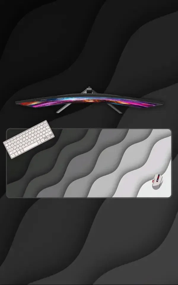 Shades Of Tide | Abstract Art Mousepads | Custom Mousepads | Large Desk Mat/Mousepads | In Pakistan