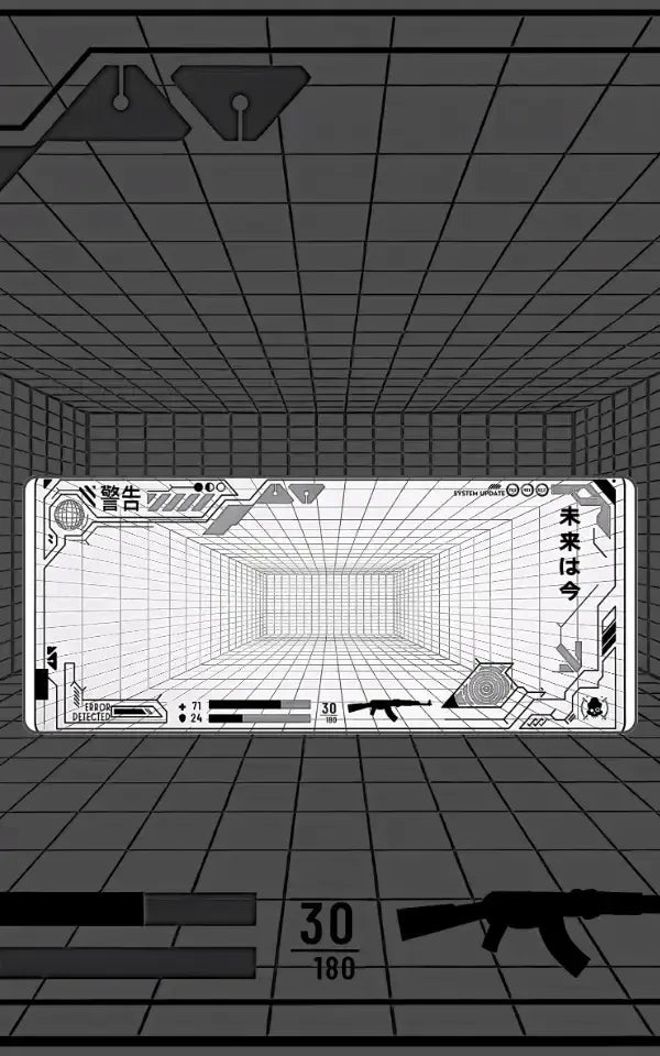 Hystar Cyberpunk Hud Blueprint | Gaming Mousepads | Custom Mousepads | Large Desk Mat/Mousepads | In Pakistan