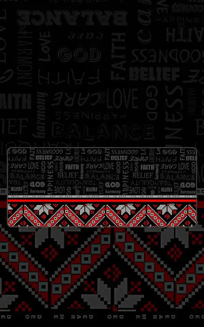 Slavic Folk Typography Mix | Abstract Art Mousepads | Custom Mousepads | Large Desk Mat/Mousepads | In Pakistan