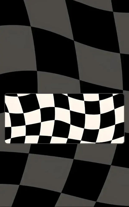 Warped Checkboard Pattern | Abstract Art Mousepads | Custom Mousepads | Large Desk Mat/Mousepads | In Pakistan