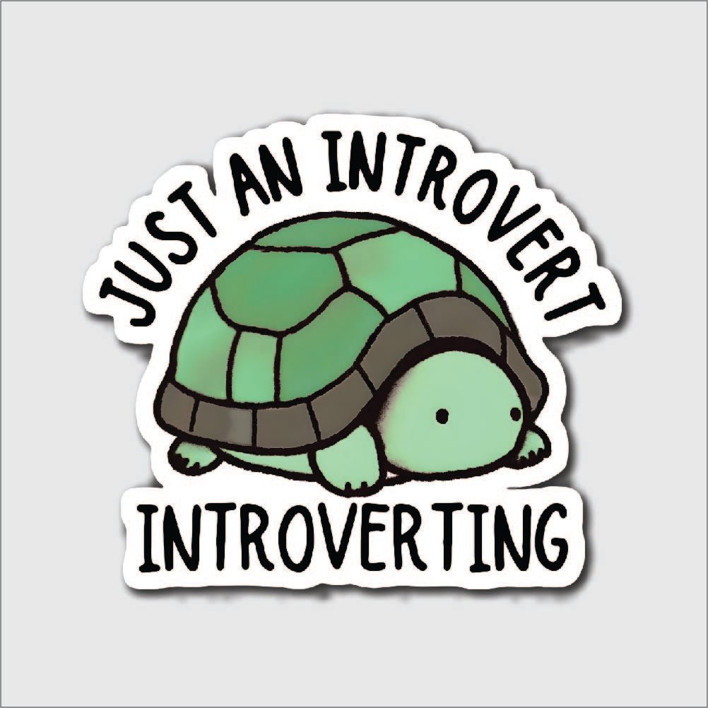 Introvert Sticker - sticker