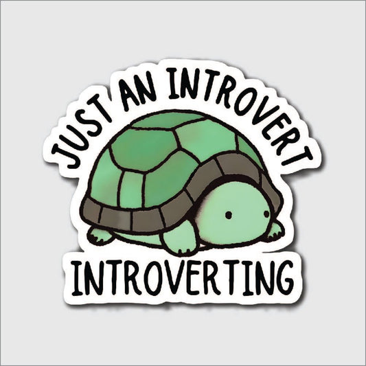 Introvert Sticker - sticker