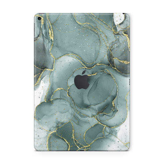ipad skin sea blue marble texture design