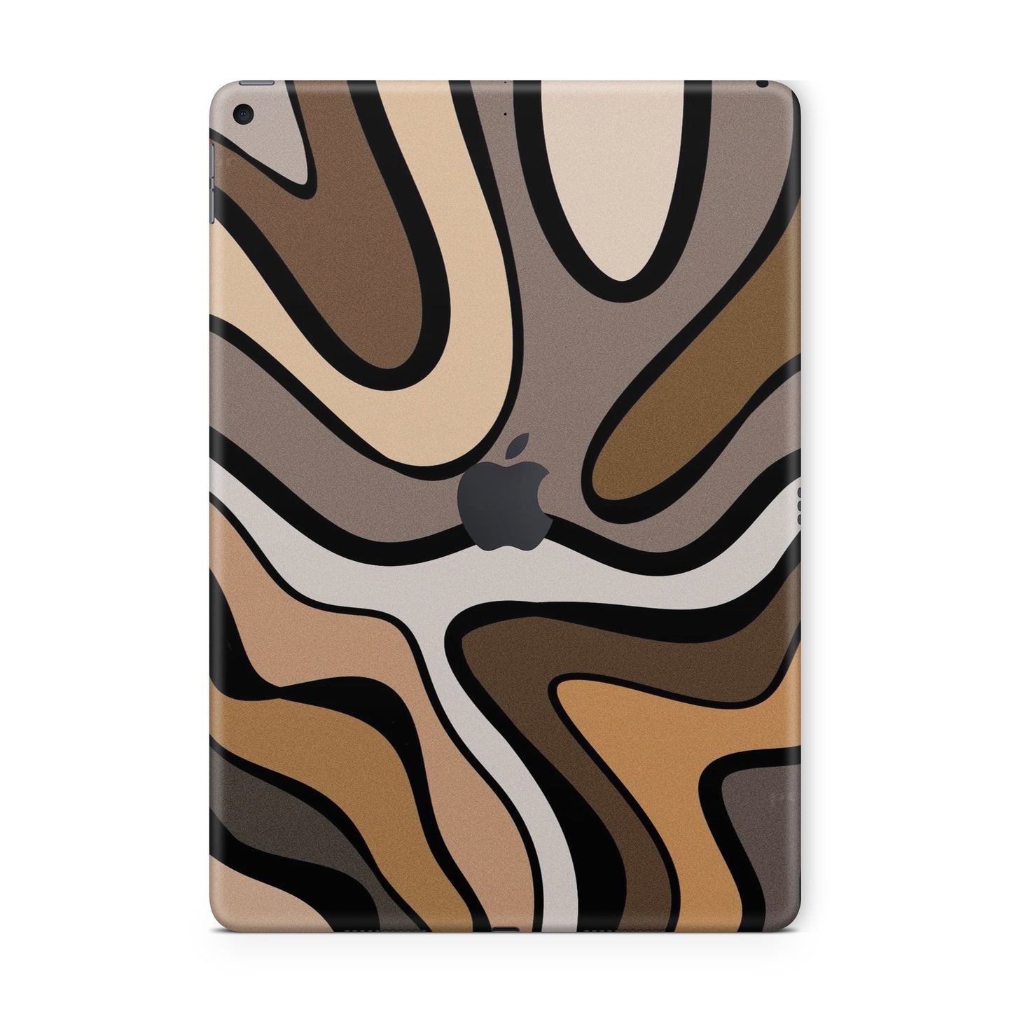 Brown Abstract Ipad Skins