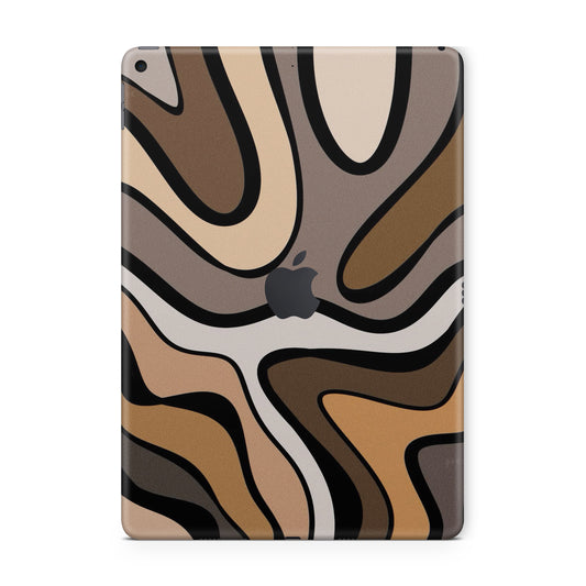 Brown Abstract Ipad Skins