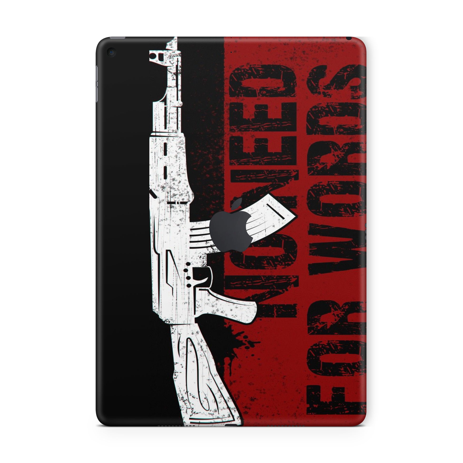 ipad skins - AK47 rifle with red & black color
