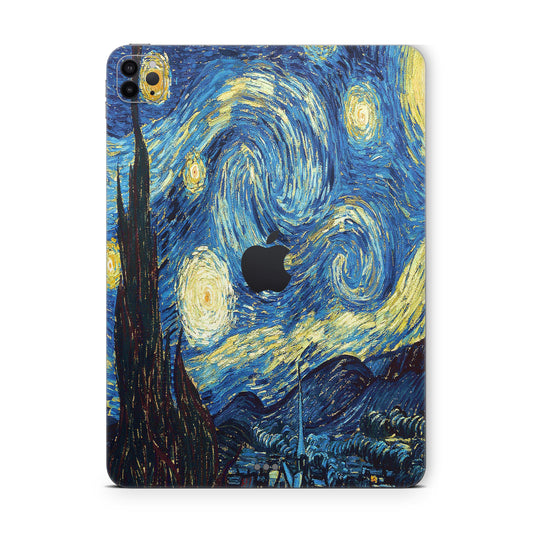 van gogh starry nights design ipad pro skin