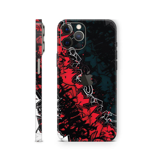Red Abstract iPhone Skin