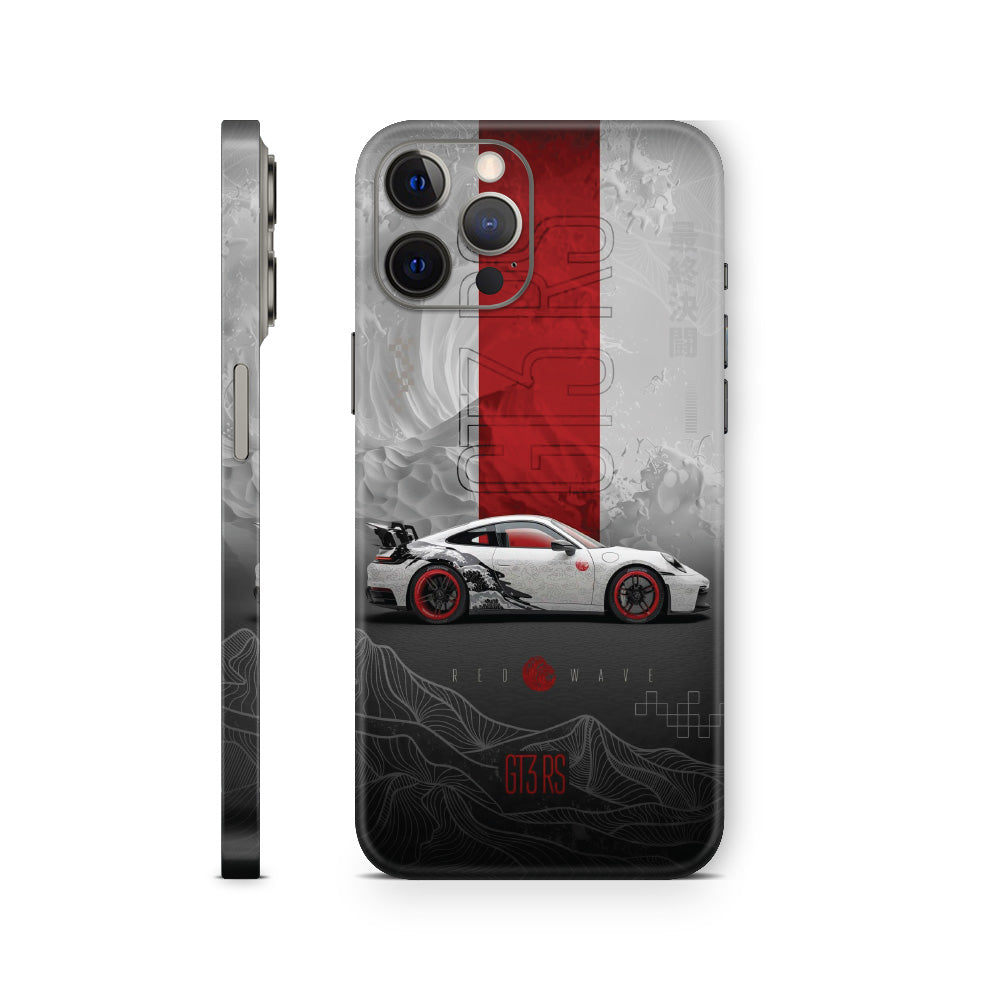 Porsche White iPhone Skin