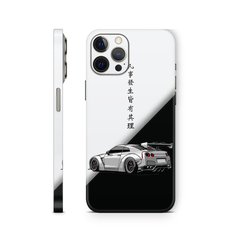 Nissan GTR White iPhone Skin
