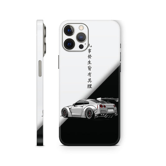 Nissan GTR White iPhone Skin