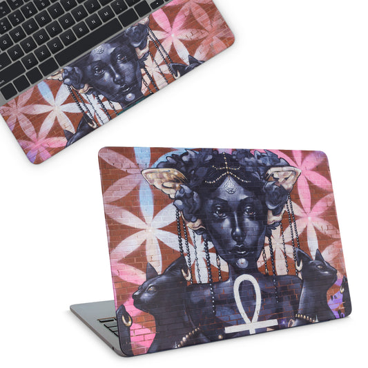 Cat Goddess Laptop Skin
