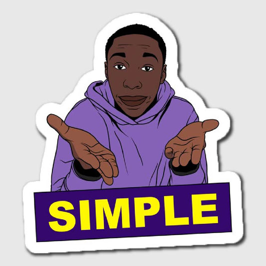 Khaby Lame Meme Sticker - sticker