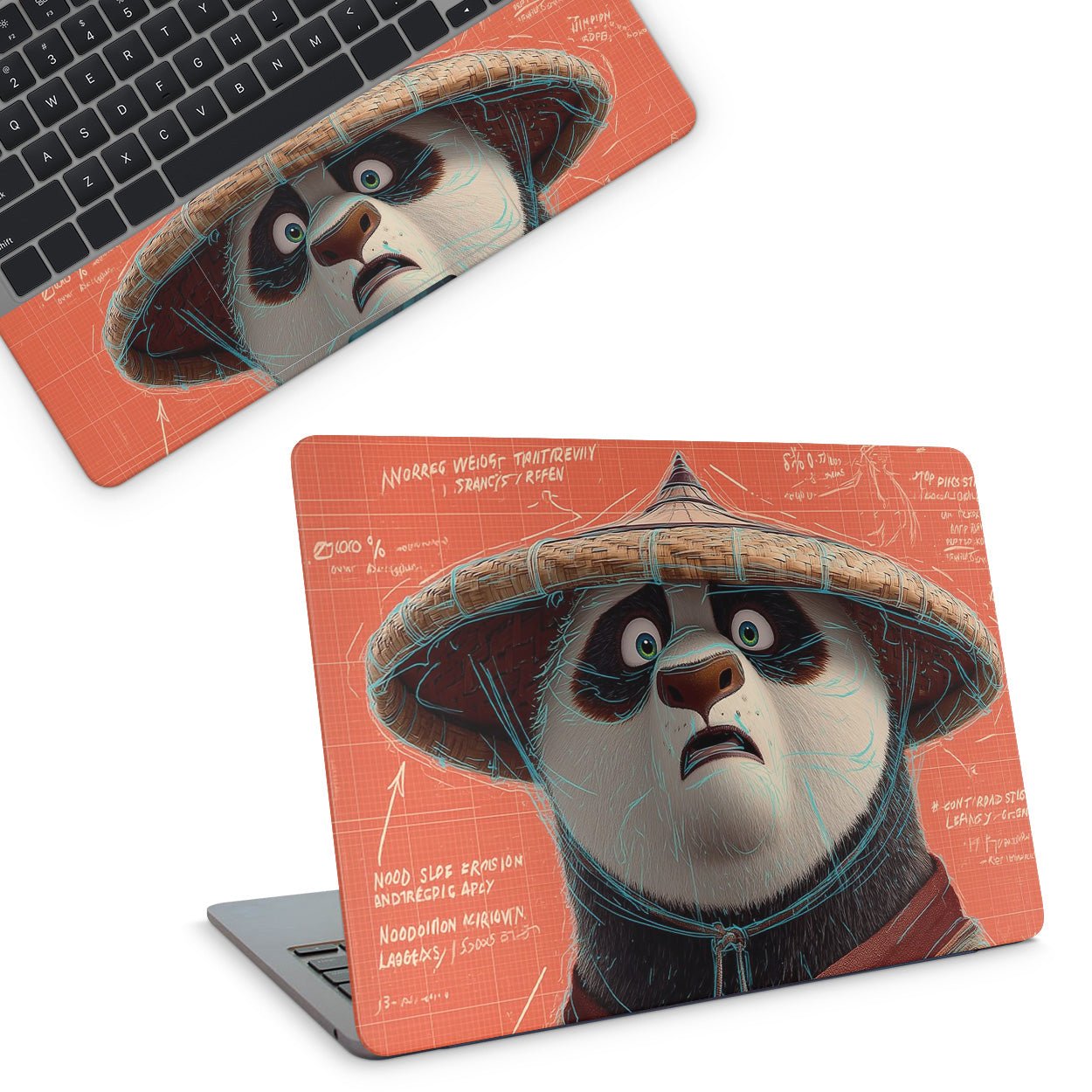 Kung Fu Panda Laptop Skin - laptop skins