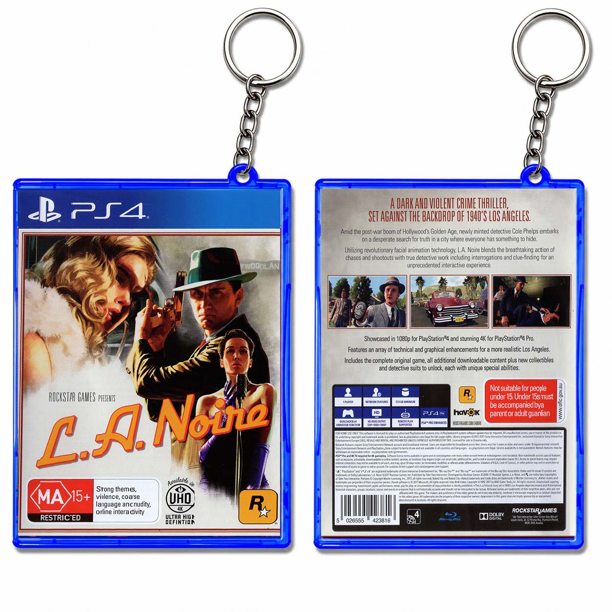 L.A. Noire Keychain - Keychains