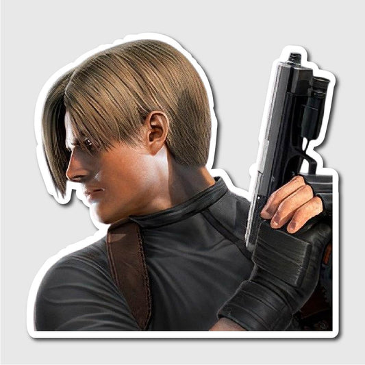 Leon S Kennedy Sticker - latop top stickers