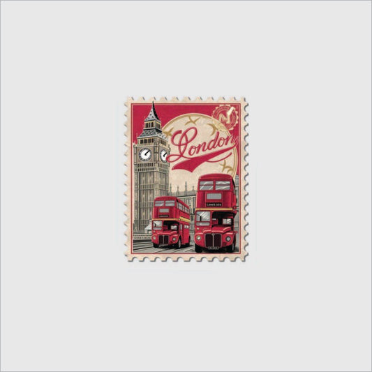London Stamp Sticker - sticker