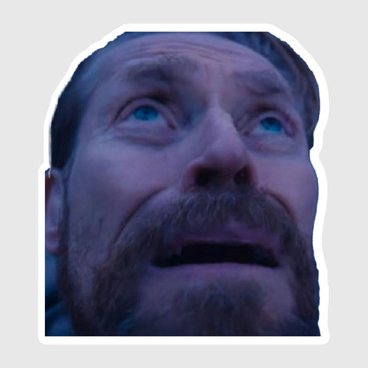 Looking Up Meme Sticker - sticker