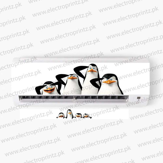 Madagascar Penguin AC Sticker - ac sticker