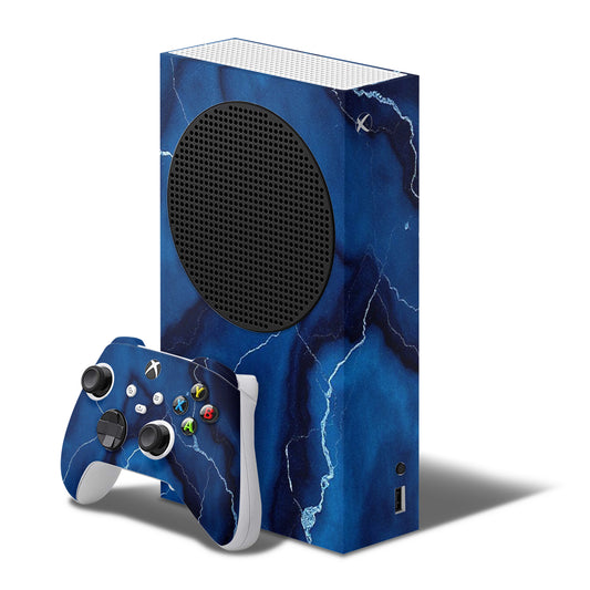 Marble Blue Texture Xbox Series S Skins