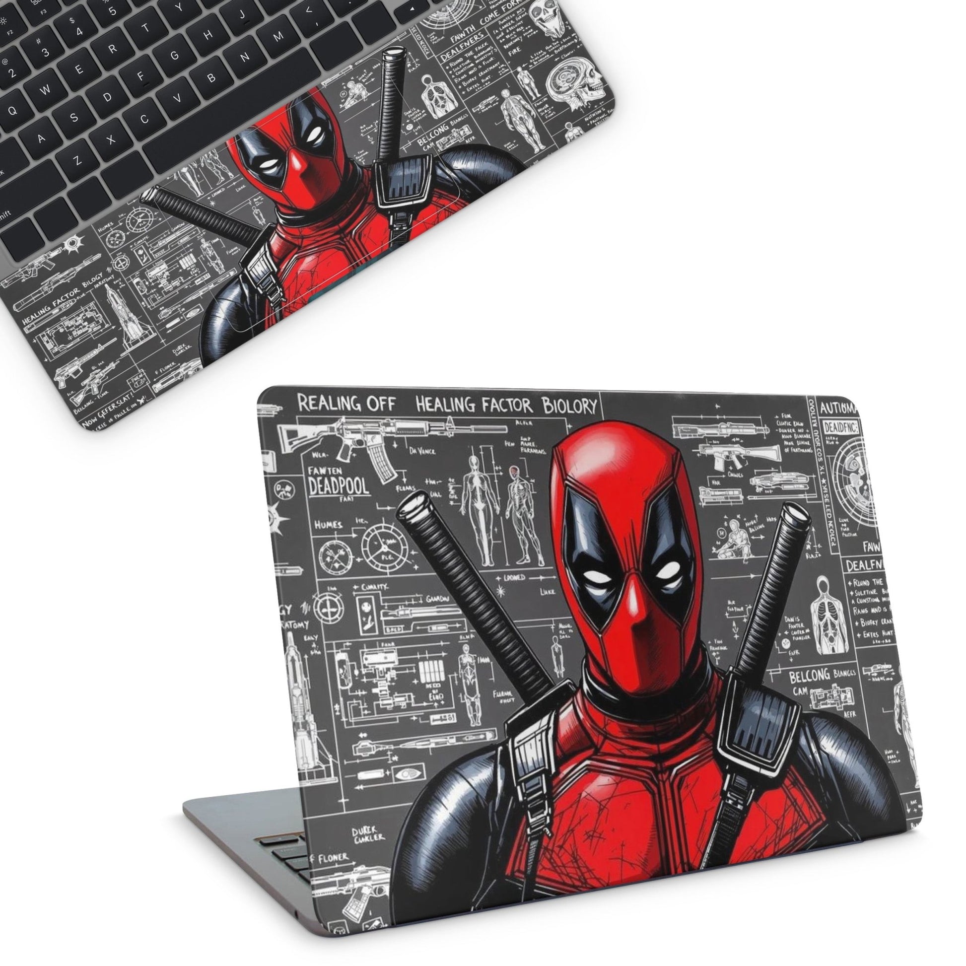 Marvel Deadpool Laptop Skin - laptop skins