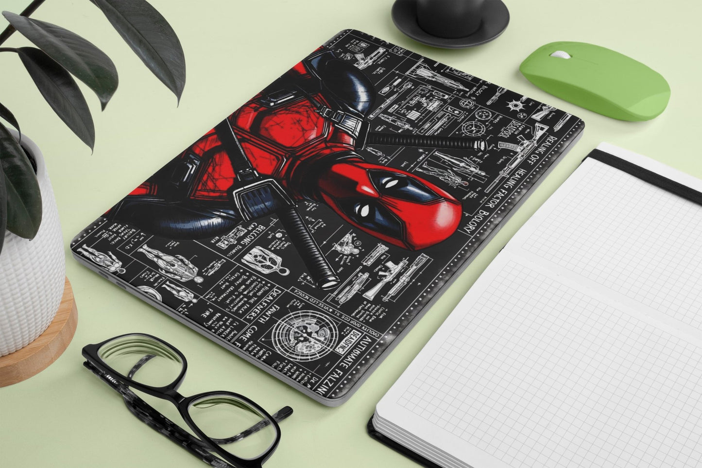 Marvel Deeadpool Macbook Skin - macbook skins