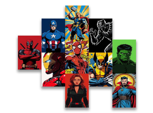 Marvel Poster Set (x10 A5) - Poster set