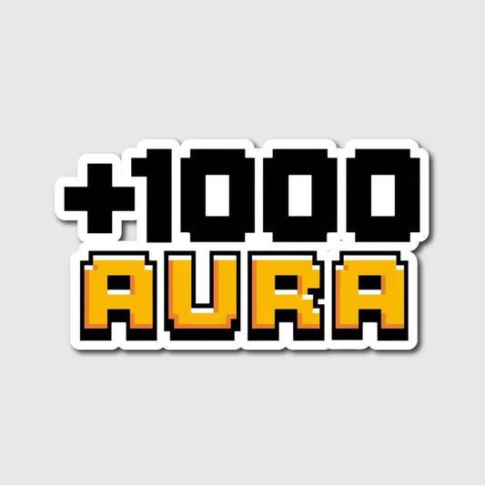 +1000 Aura Sticker