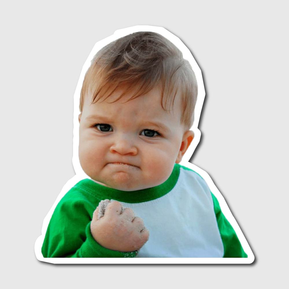 Angry Kid Sticker