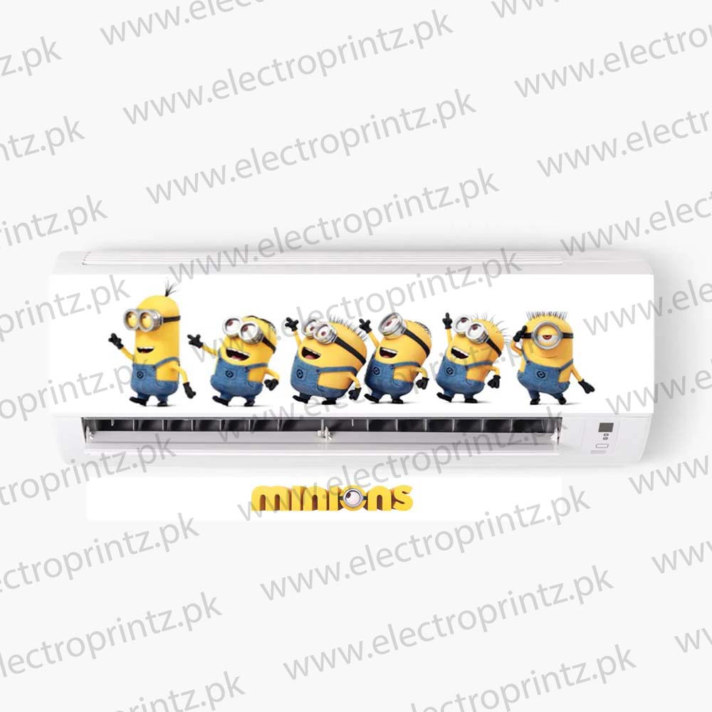 Minions AC Sticker - ac sticker