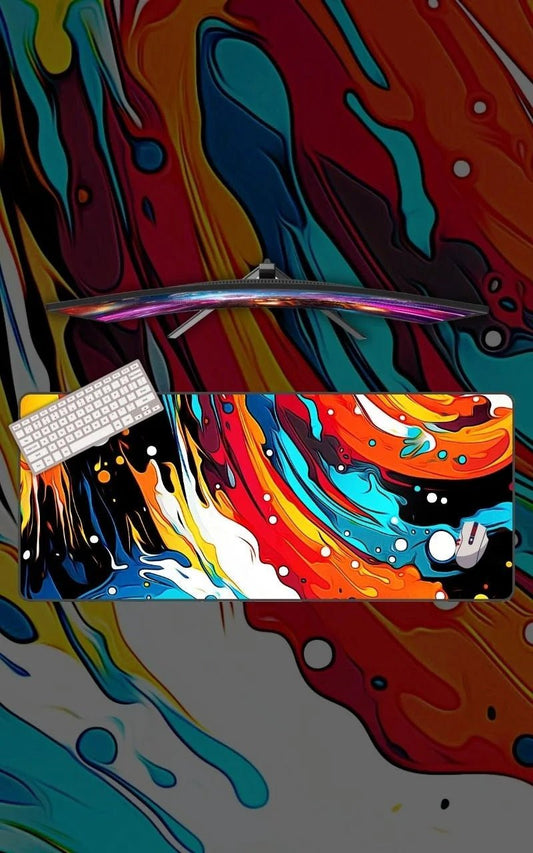 Mix Liquid Flow | Minimalist Mousepads | Custom Mousepads | Large Desk Mat/Mousepads | In Pakistan - mousepads