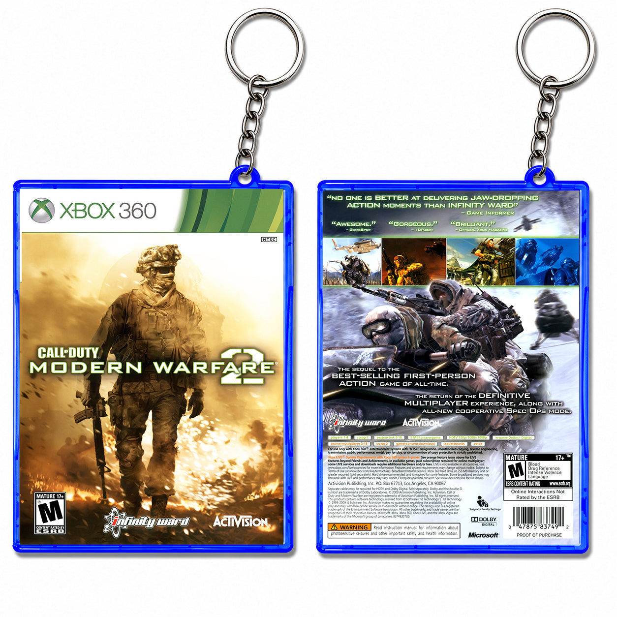 Call Of Duty Modern Warfare 2 Keychain