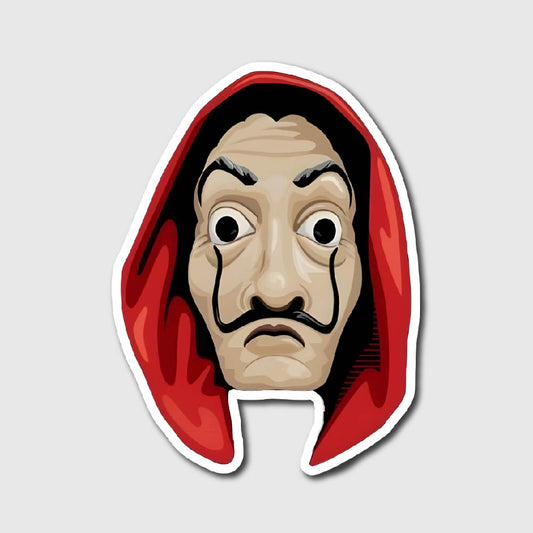 Money Heist Mask Sticker - sticker