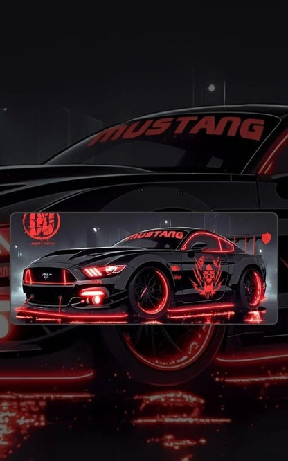 Mustang Gangster Mashup | Custom Mousepads | Large Desk Mat/Mousepads | In Pakistan - mousepads