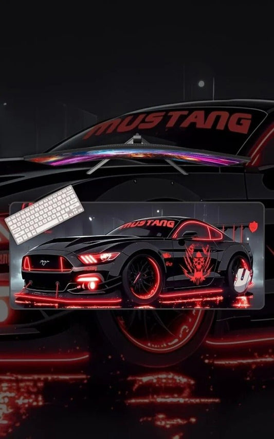 Mustang Gangster Mashup | Custom Mousepads | Large Desk Mat/Mousepads | In Pakistan - mousepads