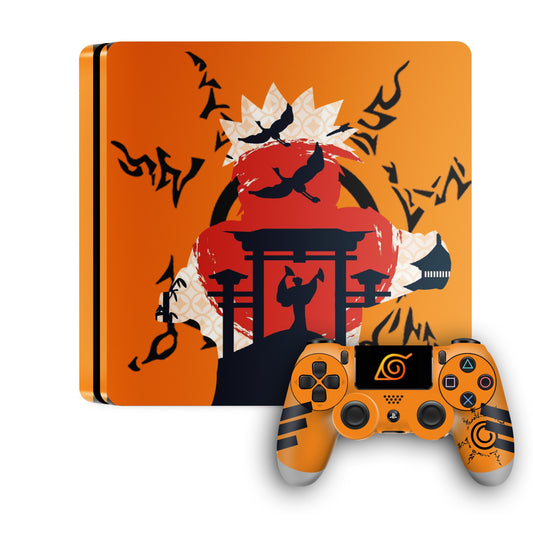 PS4-Naruto-Console-and-Controller-Skin-Combo