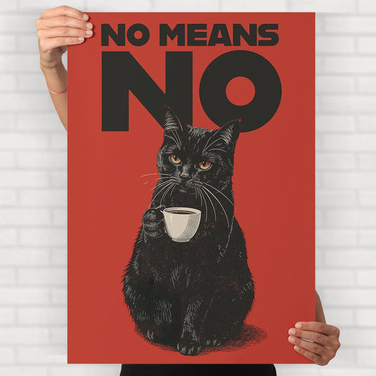 No Means No Poster - Posters