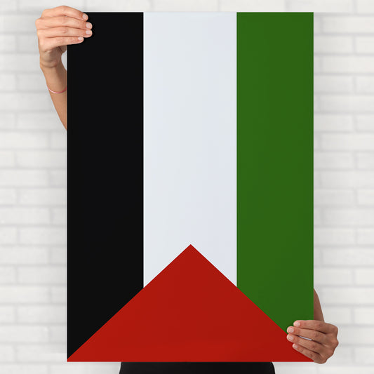 palestine flag poster