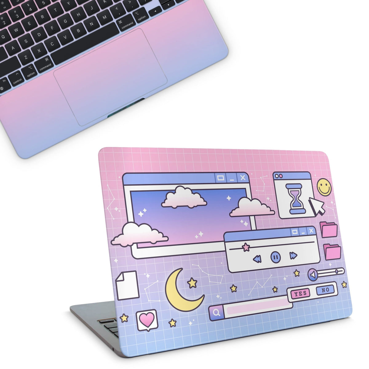 Pastel Retro Macbook Skin - macbook skins