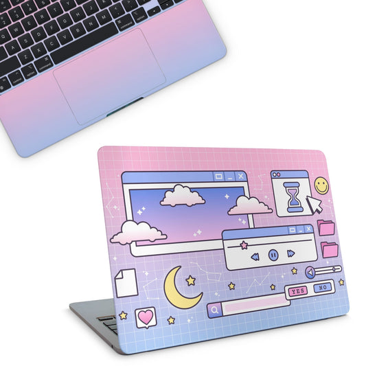 Pastel Retro Macbook Skin - macbook skins